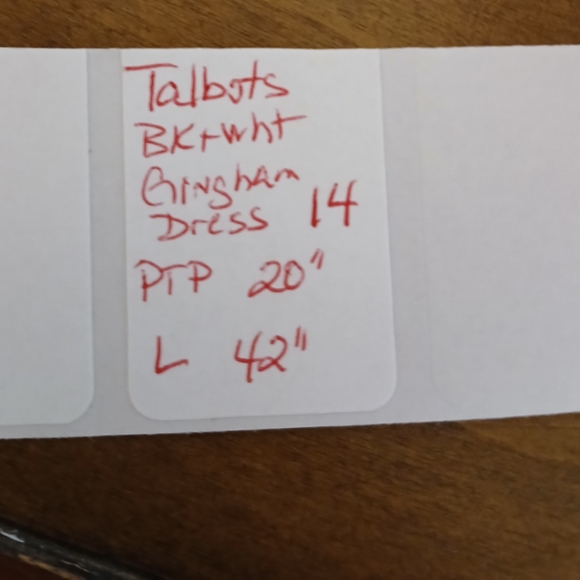 Classic Black and White Checkered Dress - Picture 8 of 8